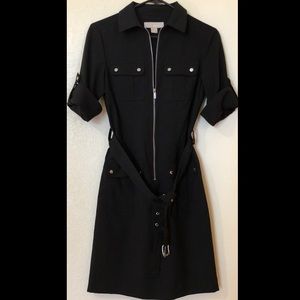 Black, sophisticated Michael Kors dress. Size XS